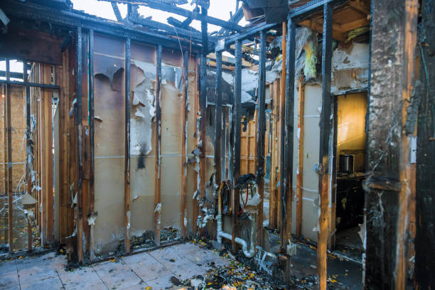 Professional Fire Damage Removal technician working in Ellerslie, GA